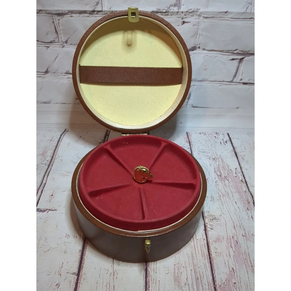 Men's Jewelry‎ Storage Round 2 Levels Box Coat Of Arms